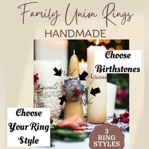 Handmade Family Union Rings